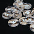 Button - Mottled Classic #1 ‘Macchiato’ - 15mm